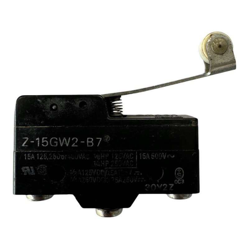 Z-15GW2-B7 Omron Snap Action Switch Hinge Roller 5930-01-642-0347