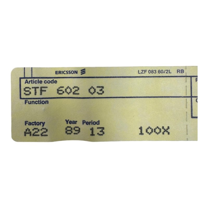 LZF08360/2L STF 602 03 Ericsson Ferrite Core Pair 38x38mm