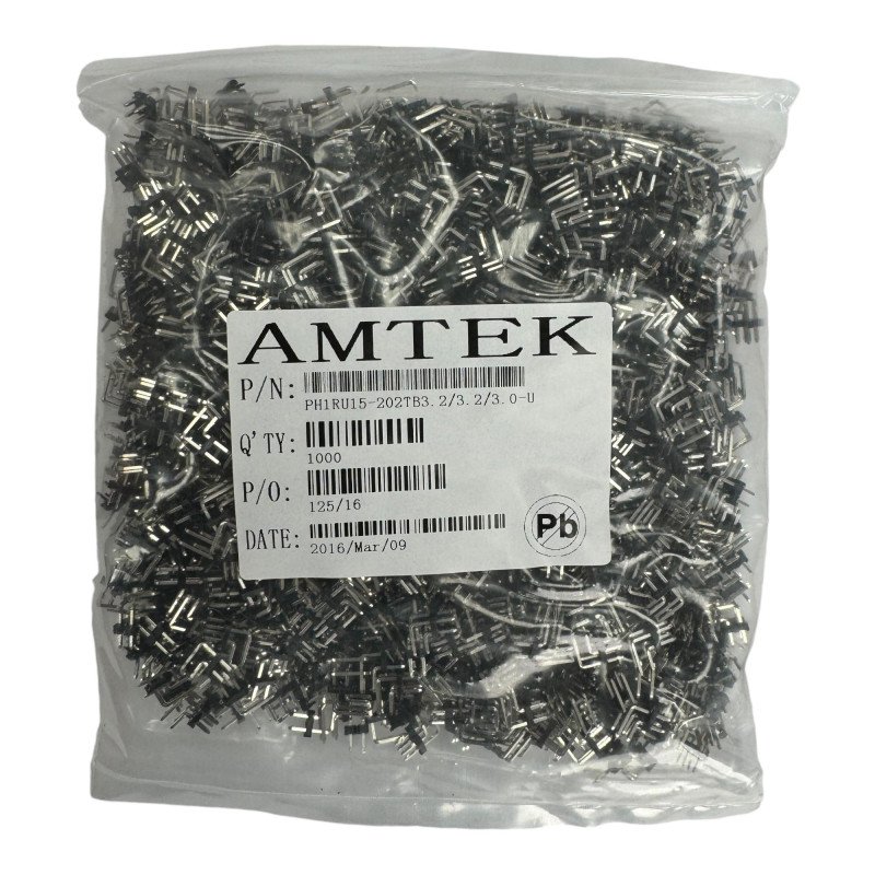 PH1RU15-202TB3.2/3.2/3.0-U Amtek Contact Terminal Block Plug Connector 2 Row X 2 Pos QTY:1000