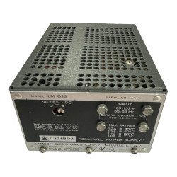 LM-B28 Lambda Power Supply Unit In 105-132V Out 28Vdc SN:D98042 6130-00-067-9038