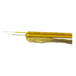Fibre Optic Optical Cable Simplex SM 9/125 LSZH Yellow 1 Meter