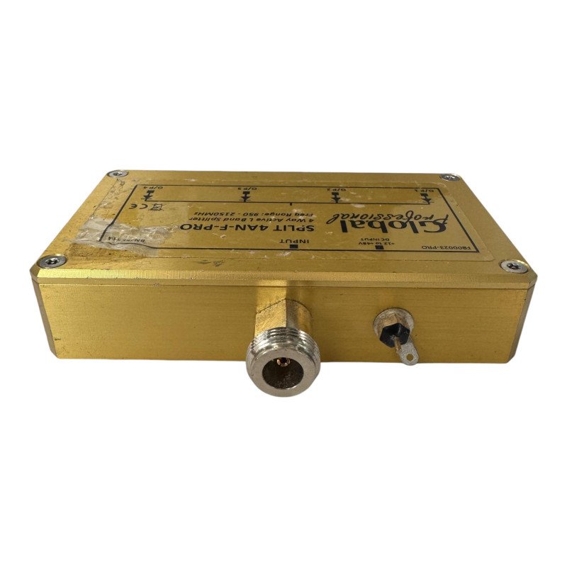 Global Professional 4AN-F-PRO 4 Way Active L Band Splitter 950-2150Mhz