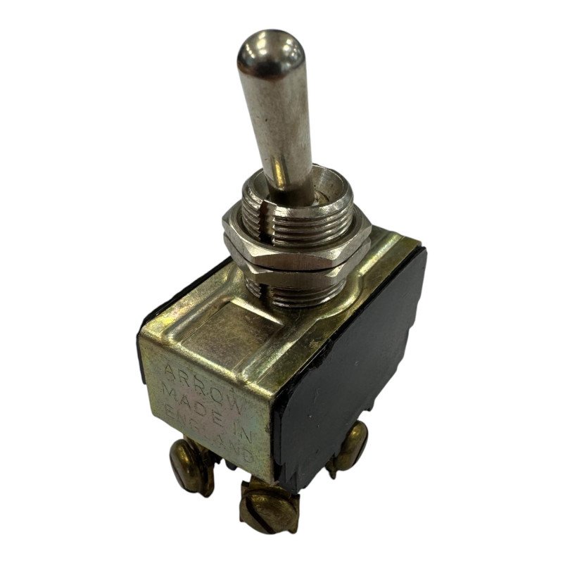 3108 Arrow Toggle Switch DPST 10A 250Vac Non Ind 3/4 HP