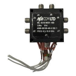 ML6510-N631-10D 4900-00109-40-4 Macom RF Switch +-5V 500-18000Mhz SMA 6930-99-401-7276