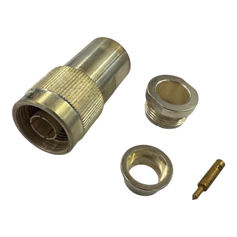 MW21AL Italconnectors Coaxial Connector Silver Plated N type (m) for RG213 11mm Coaxial Cable