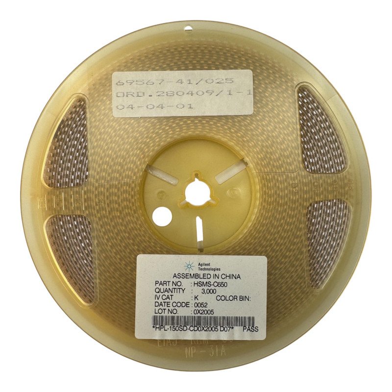 HSMS-C650 Agilent Surface Mount Red Diffused LED SMD