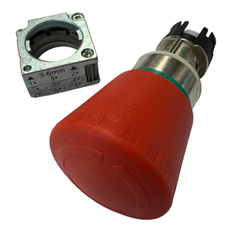 3SB3500-1HA20 Siemens Pushbutton Switch Emergency Stop 5930-12-361-9624
