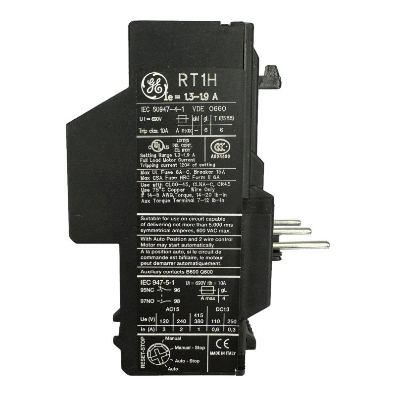 RT1H General Electric Relay Overload