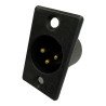 BF11KT0677T SKD Receptable Gold Pin XLR 3 Pos 5935-12-326-6022