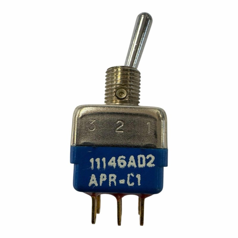 11146AD2 APEM Panel Switch - Toggle Switch DPDT 5930-12-181-4780