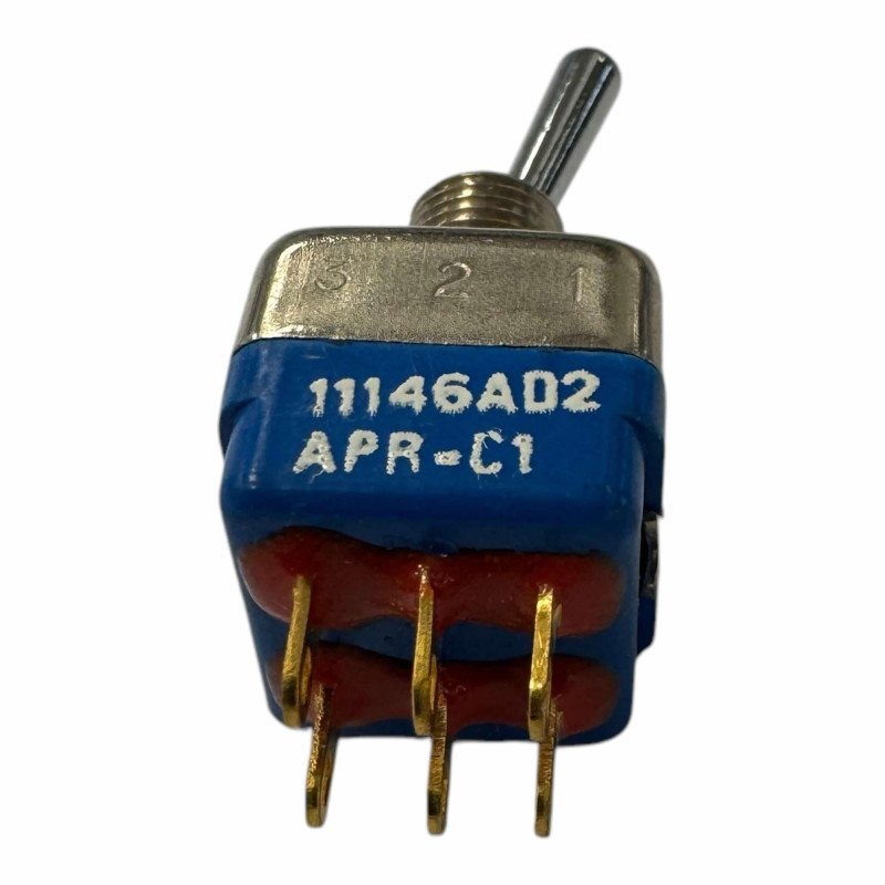 11146AD2 APEM Panel Switch - Toggle Switch DPDT 5930-12-181-4780