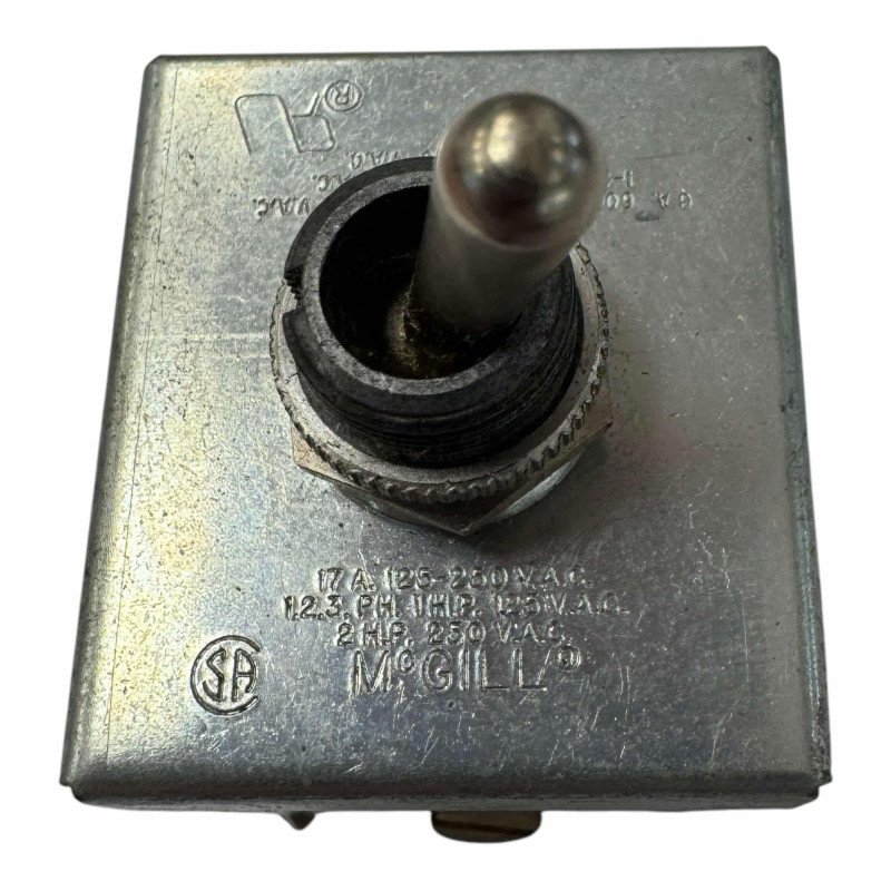 3545 McGill Toggle Switch 3PDT Mil Spec 6A 600Vac