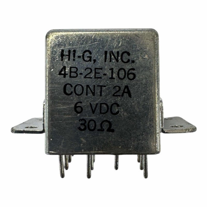 4B2E106 HI-G Sensitive Relay Electromagnetic, Hermetically Sealed 5945-01-085-9951