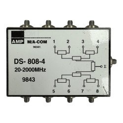 DS-808-4 AMP Macom Power Divider 8 Way SMA 20-2000Mhz