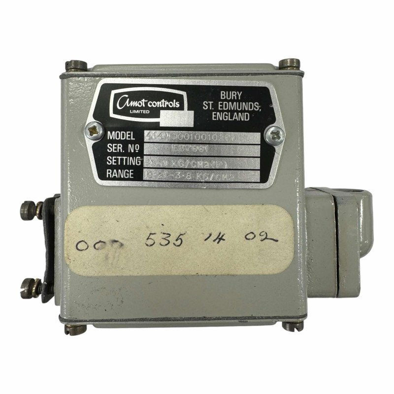 4140C0100102KD Amot Controls Pressure Switch 0.21-3.8kg/cm2