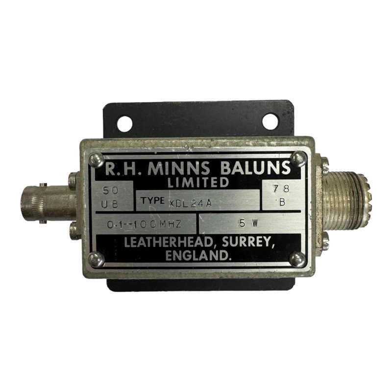 XDL24A R.H. Minns Baluns 0.1-100Mhz 50 UB 78 B Ohms