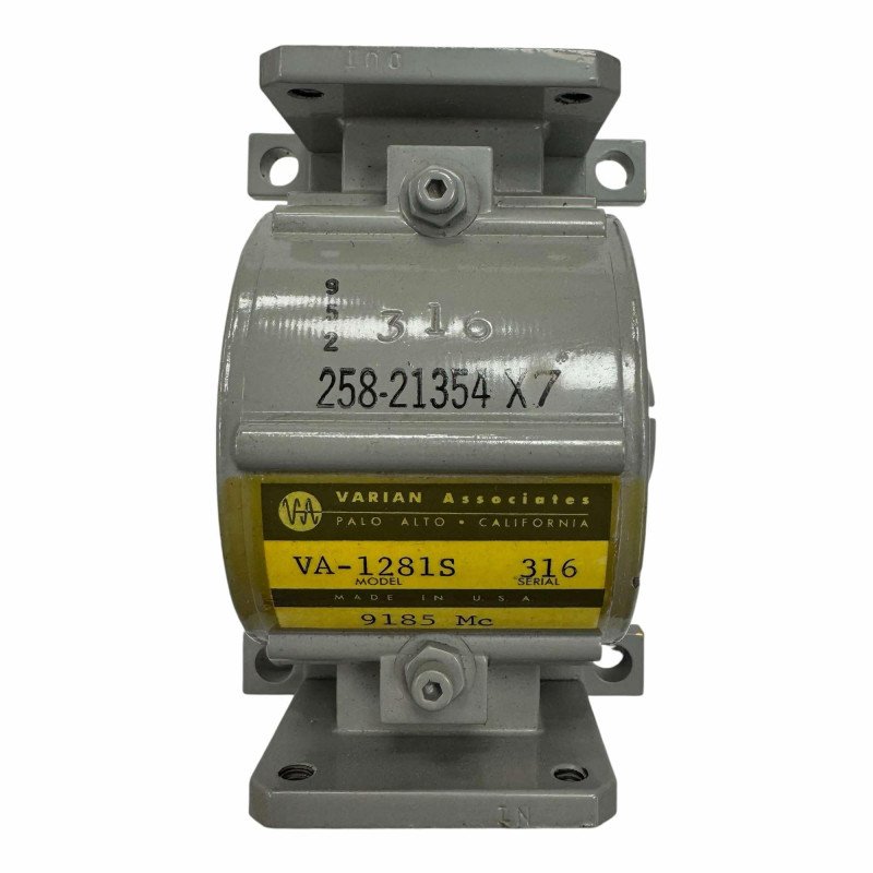 VA-1281S VA1281S Varian Waveguide Assembly WR-90 WR90 9185Mhz