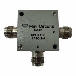 ZFSC-2-4 Mini Circuits Power Splitter Combiner TNC 200khz-1000Mhz 50Ohm 6625-01-291-3346