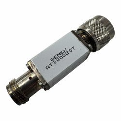 AT3002207 Genex Fixed Coaxial Attenuator N (Male-Female) 20db 2W 75 Ohms White