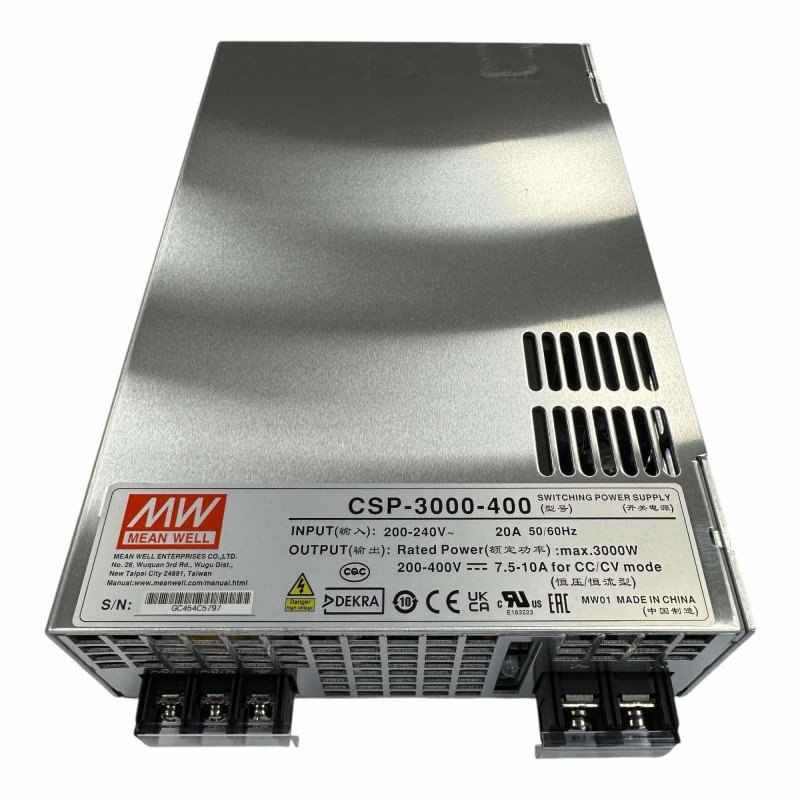 CSP-3000-400 Mean Well Power Supply Switching 3000W 400V 7.5A