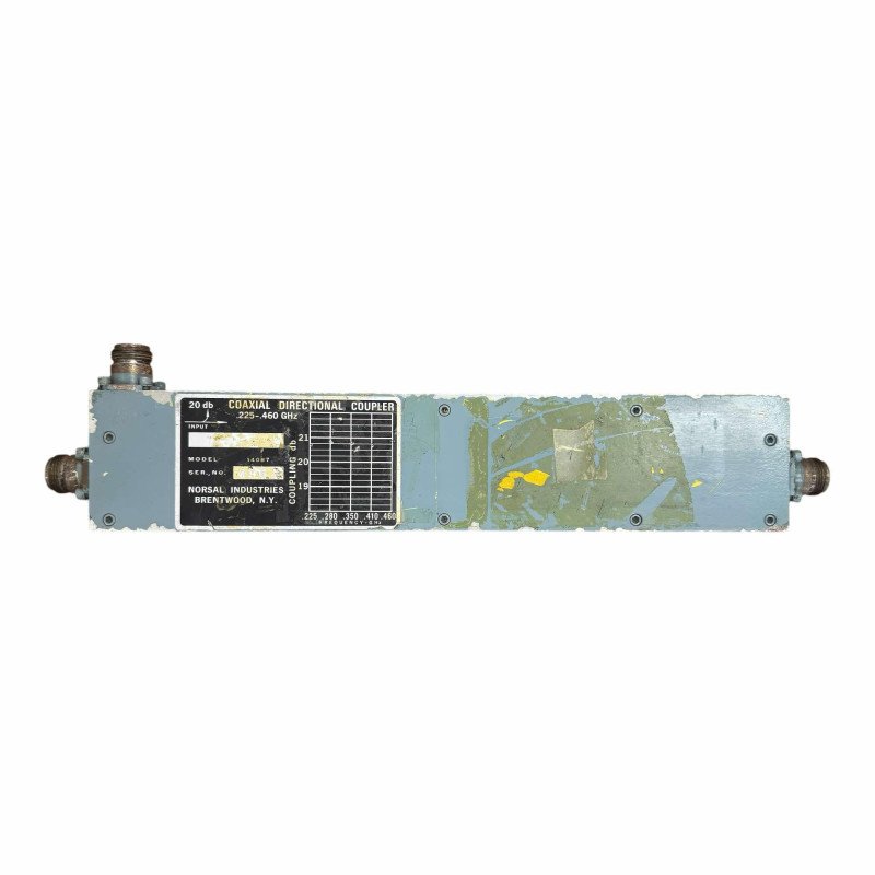 14087 Norsal Coaxial Directional Coupler 225-460Mhz 20db