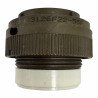 MS3126F22-55P ITT Cannon Circular Mil Spec Connector With 057-3012-000 Cable Clamp