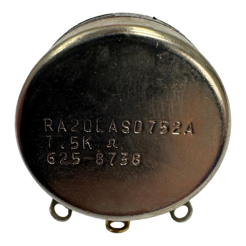 RA20LASD752A Clarostat Potentiometer 7.5 Kohm 2W 7K5