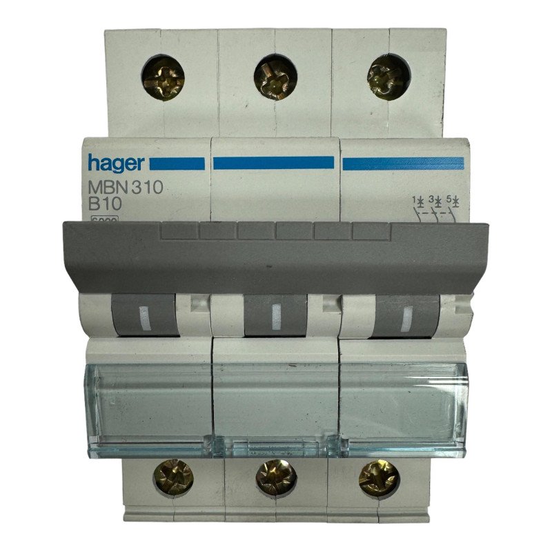 MBN310 Hager Circuit Breaker B10 3 Pole 40A