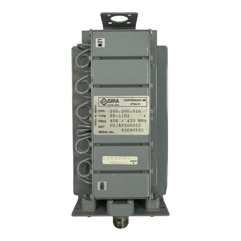 FD-1102 Sira TX/RX Duplexer UHF 406-420Mhz 200.300.016