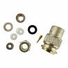 M3912/26-0101 Kings RF Connector TNC (m) Straight Clamp Silver Plated