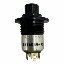 MS25089-3C Mil Spec Pushbutton Switch SPDT ON-(OFF) 28Vdc 5A