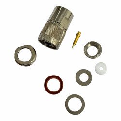 UG1185A/U Delta RF Connector N Type (m) Straight Clamp Plug For RG8 RG213 Cable