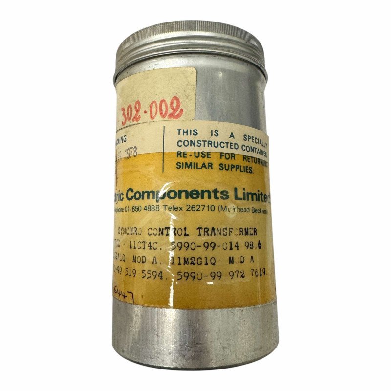 11CT4E 11CT4C Synchro Motor Control Transformer 5990-99-519-5594