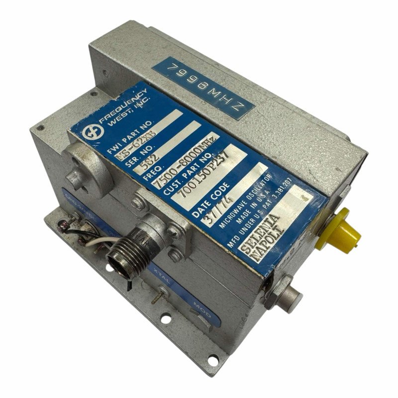 MS-62XB Frequency West Microwave Voltage Controlled Oscillator Tunable 7500-8000Mhz