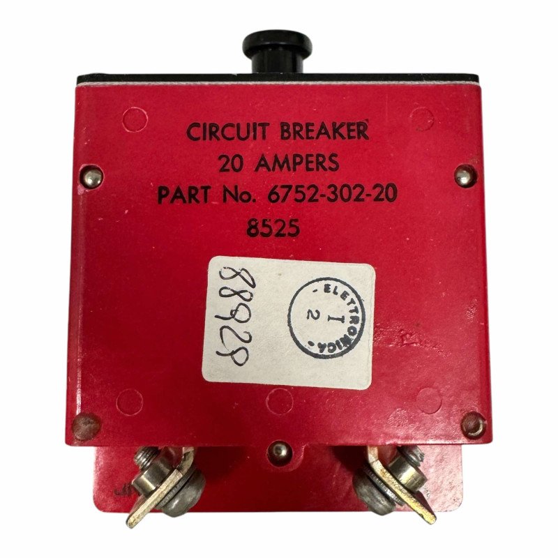 6752-302-20 Klixon Circuit Breaker 20A 5925-00-097-7490