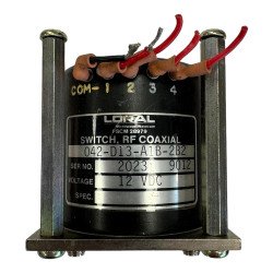 042-D13-A1B-2B2 Loral Coaxial Switch - Relay SP4T 12Vdc SMA