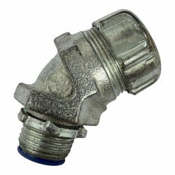 Thomas & Betts 1/2 Inch 45 Deg Elbow Liquidtight Conduit Connector 1/2"