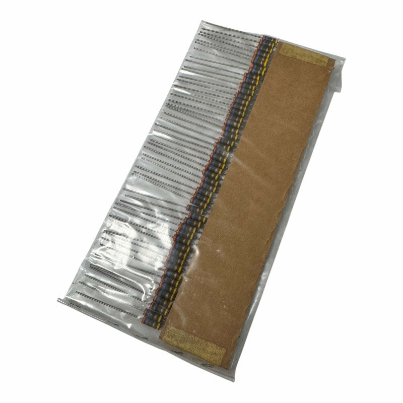 Carbon Film Resistors 3.6Mohm 3M6 1/2W 5% [QTYx50]