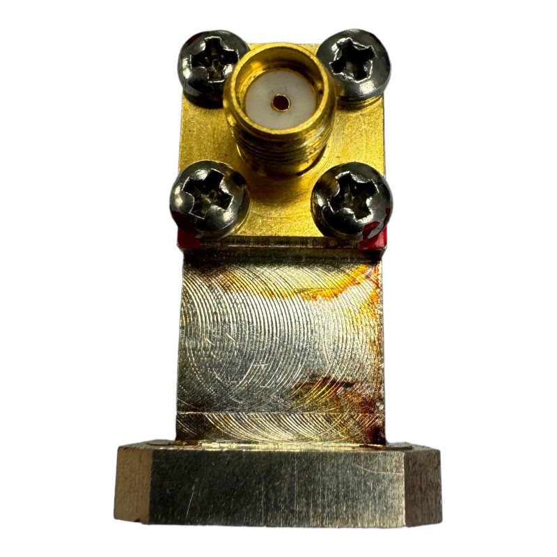 Microwave Waveguide To Coaxial Adapter  WR28 WR-28 - SMA (f)
