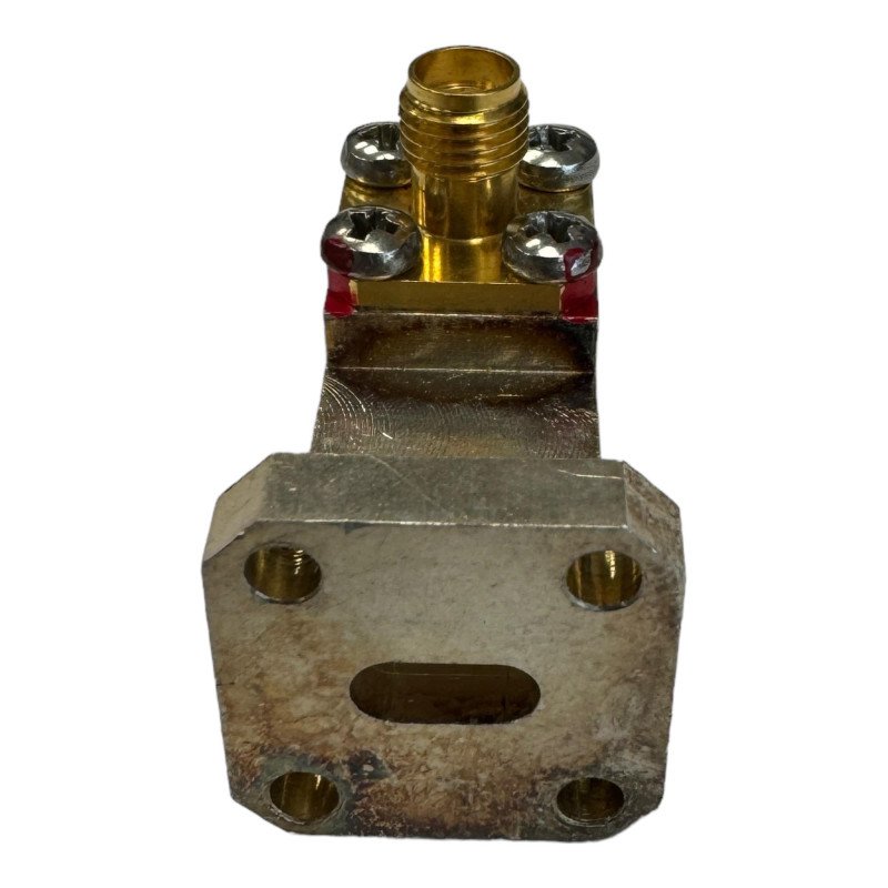 Microwave Waveguide To Coaxial Adapter  WR28 WR-28 - SMA (f)