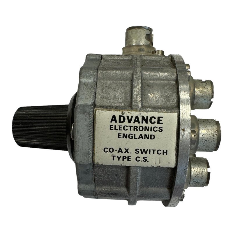CS11 Advance Electronics Coaxial Switch Manual SP6T PAL TV Connector