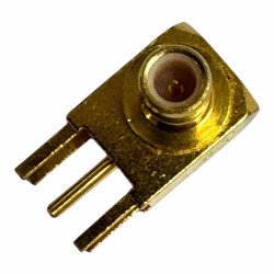 85SMB50-0-1/111 Huber Suhner RF Connector SMB (f) Right Angle Through Hole Socket