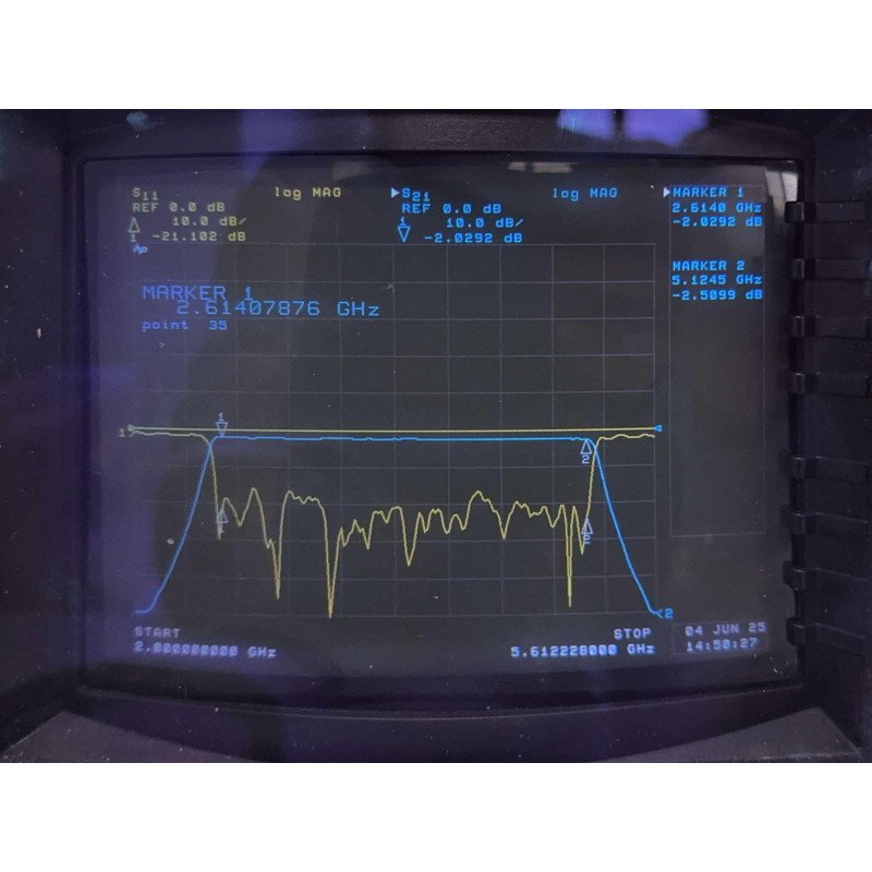 2466A Teledyne Duplexer Microwave SMA 1-2: 2600-5000Mhz 2-3:8000-10050Mhz