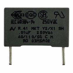 IEC60384-14 Capacitor Radial Film 0.01uF 10nF 250V 18x10.85mm