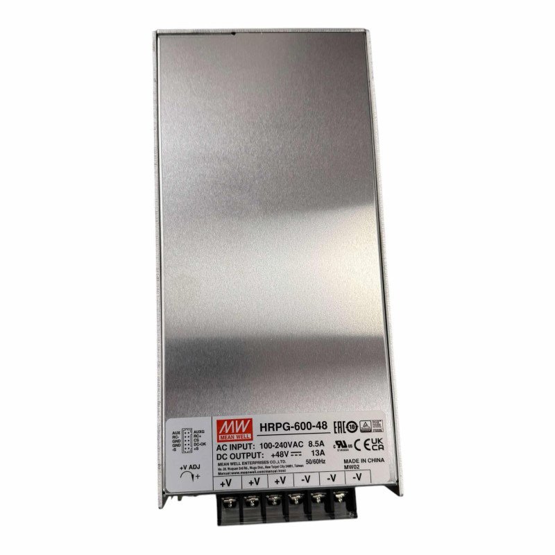 HRPG-600-48 Mean Well Switching Power Supply, Closed, 624W, PFC 48V, 13A,