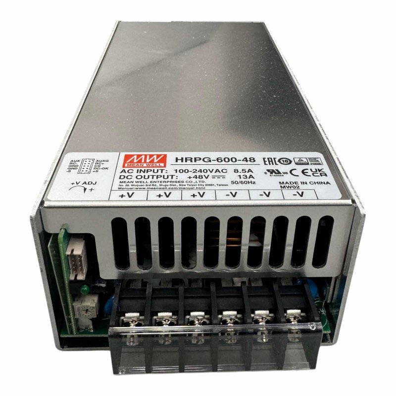 HRPG-600-48 Mean Well Switching Power Supply, Closed, 624W, PFC 48V, 13A,