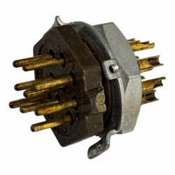 C9-20P Continental Circular Mil Spec Connector Gold Pins 5935-00-201-2449