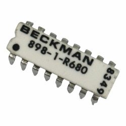 898-1-R680 Beckman 16 Pin Network Resistor 680R 680Ohm 2%