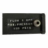 AXH3 Raytheon Waveguide Pressure Inlet WR-90 WR90