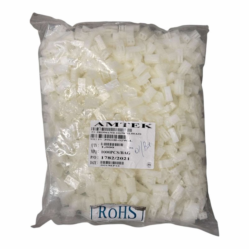 3961H-02W-L Amtek Terminal Housing Connectors [Qtyx1000]